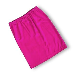 Elegant Fuchsia Pencil Skirt